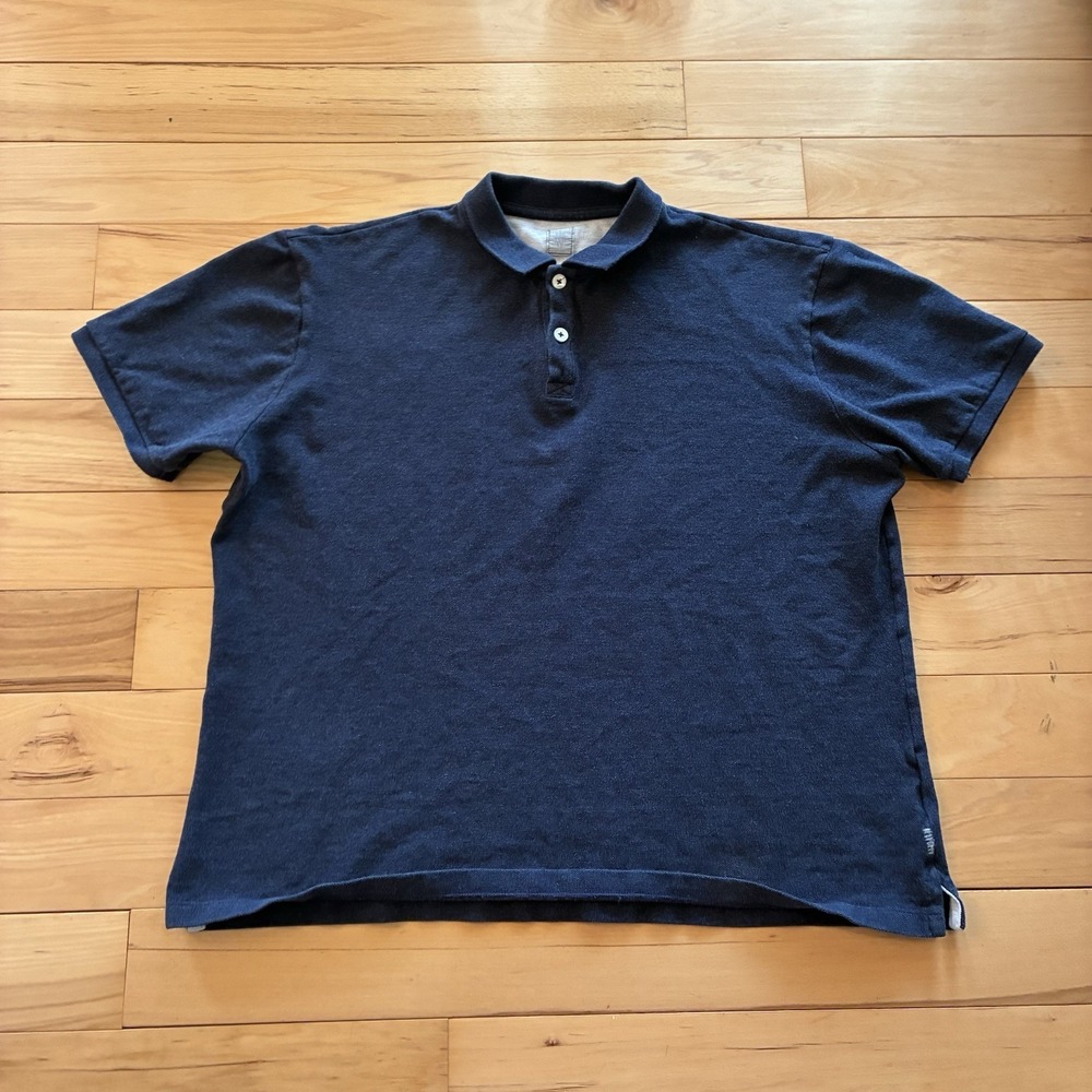 Eleventy Polo Shirt Platinum Special Collection Men Blue L Short Sleeve Cotton